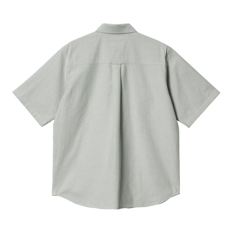 S/S Braxton Shirt - Yucca/White