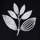 Fingerprint Plant Hoodie - Black