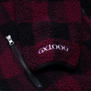 GX1000 Polar Fleece - Black And Maroon