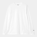 Carhartt WIP L/s Base T-shirt - White / Black