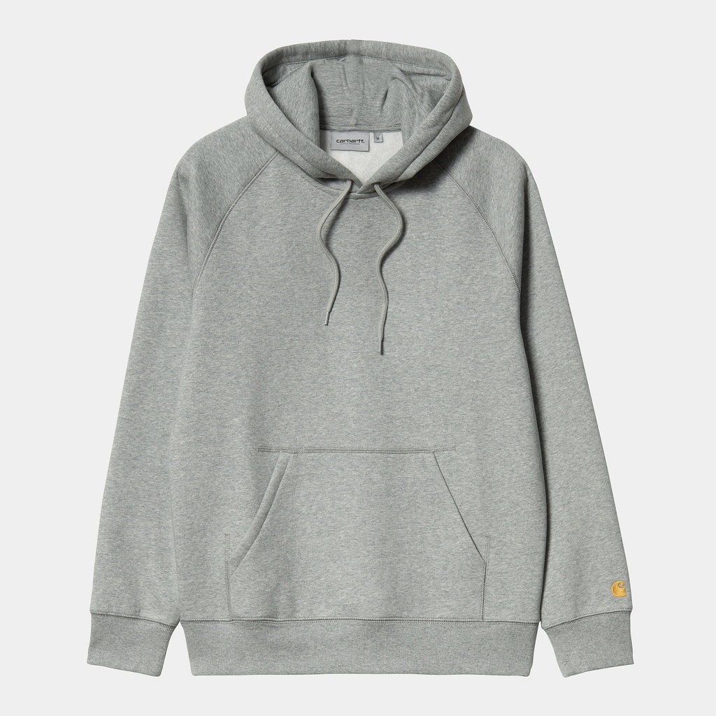 Hooded Chase Sweat - Grey Heather / Gold