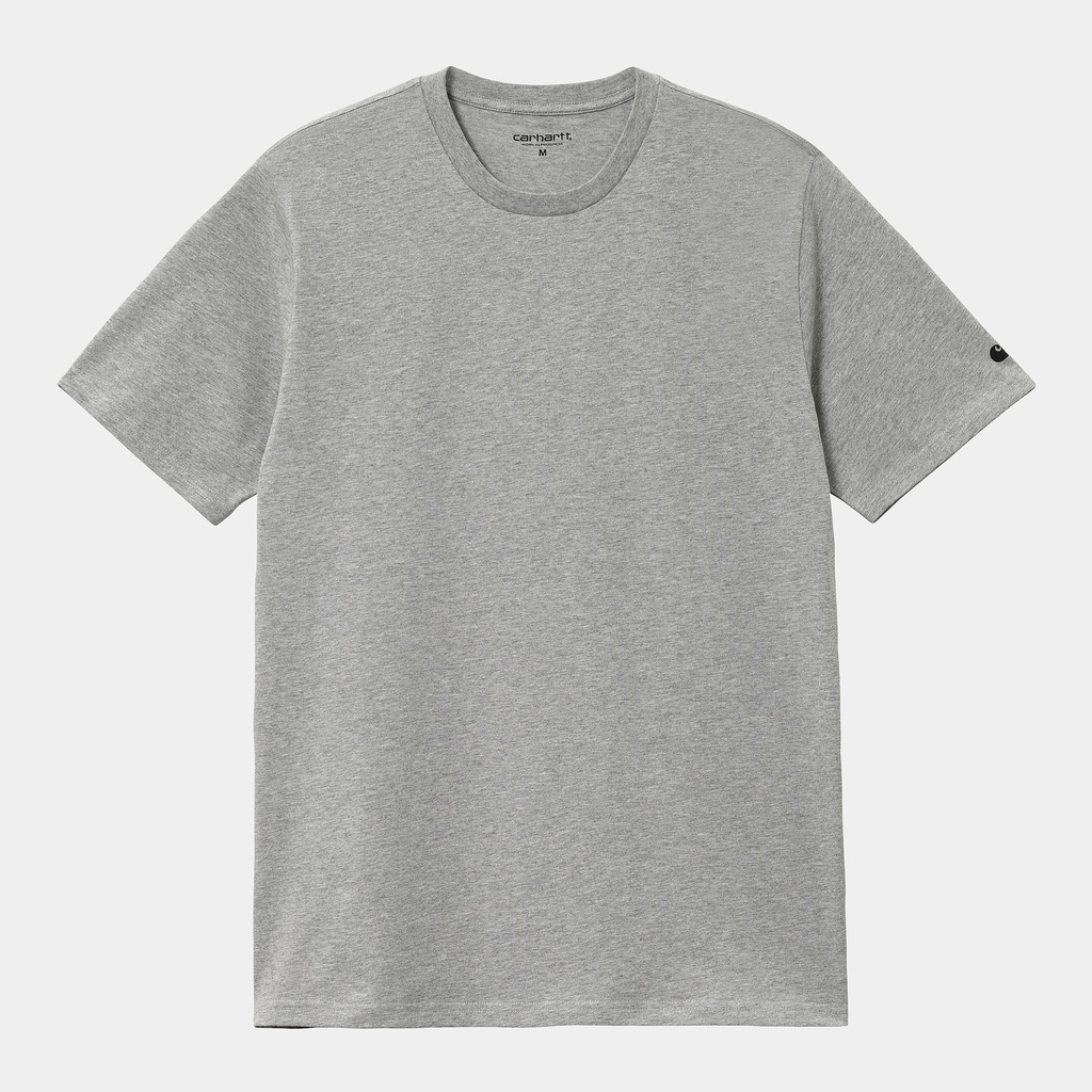 S/S Base T-Shirt - Grey Heather / Black