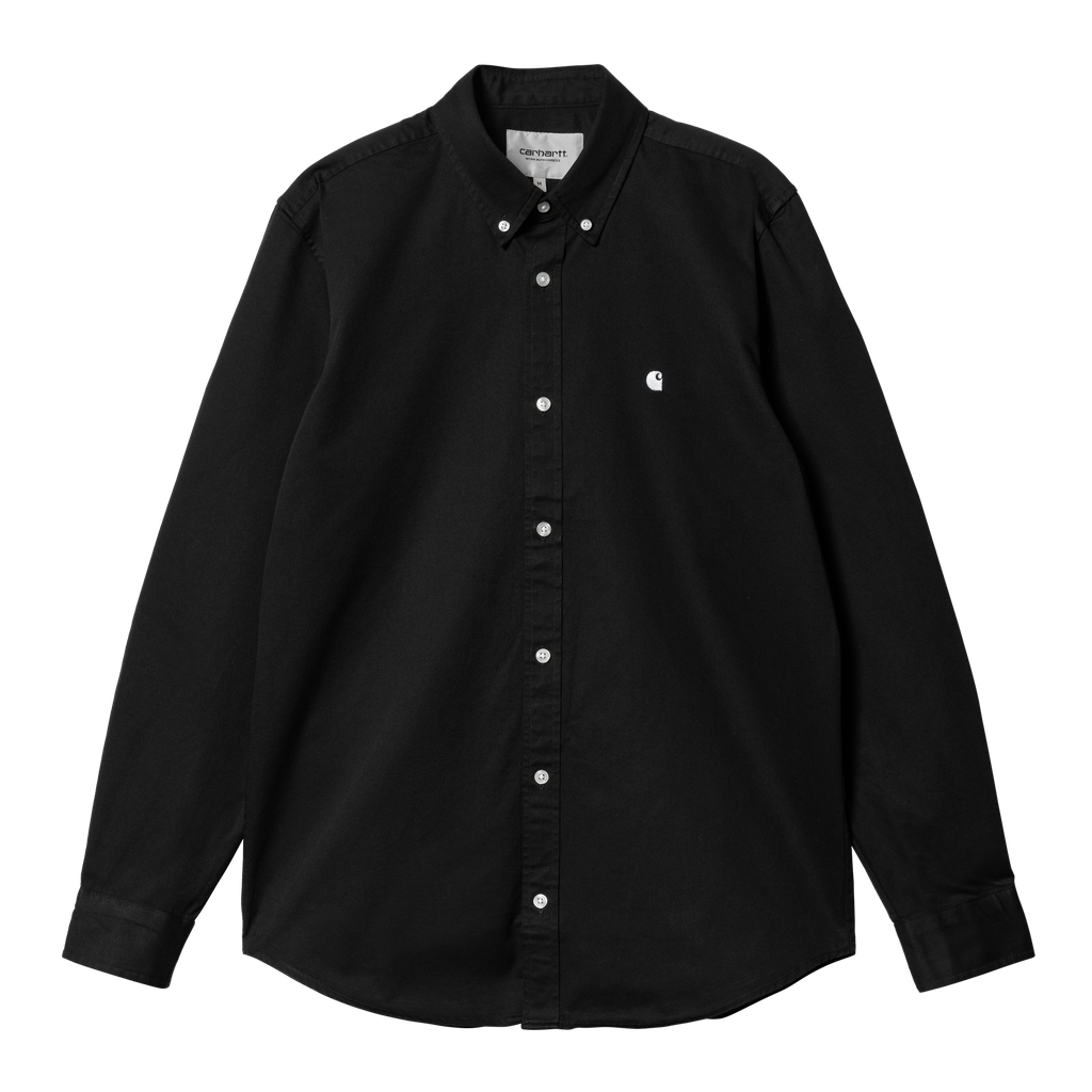 Carhartt WIP L/s Madison Shirt - Black/white