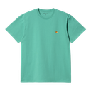 S/S Chase T-Shirt - Aqua Green/Gold