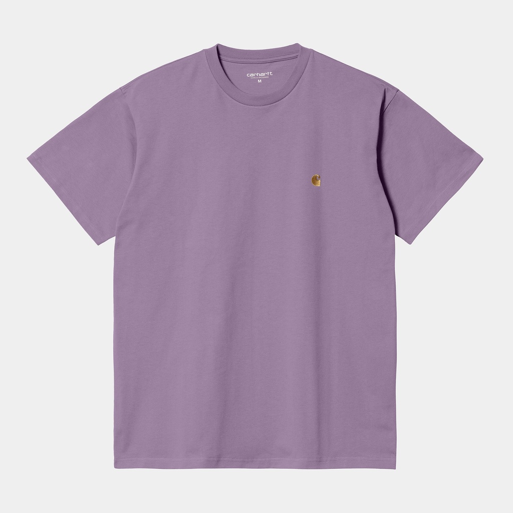 Carhartt WIP S/s Chase T-shirt - Violanda/gold