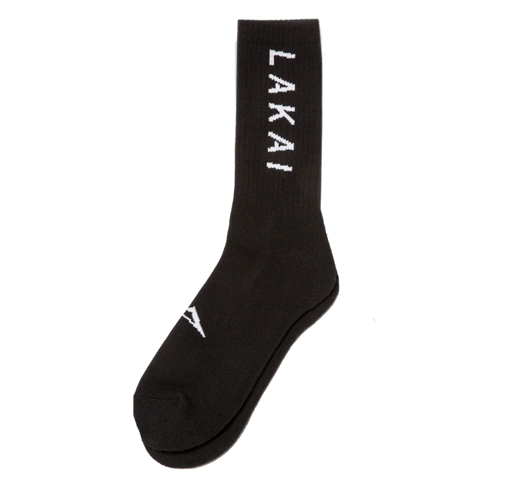 Lakai Simple Crew Sock - Black