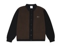 Grand Collection Knit Button Up Sweater - Blk/Esp