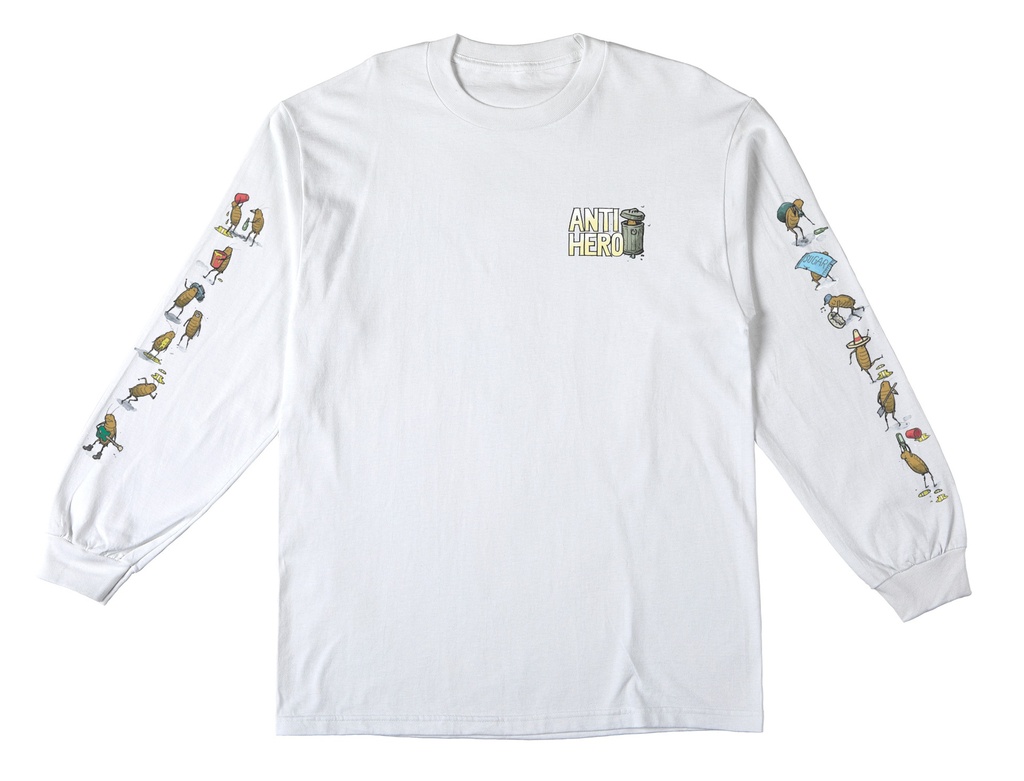 Antihero Roached Out L/S Tee - White