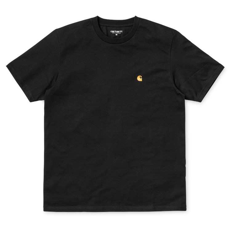 S/S CHASE T-SHIRT BLACK/GOLD
