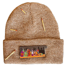 [3083635] CAMPFIRE COLLECTION BEANIE OATMEAL