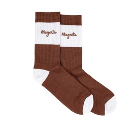Magenta Brush Socks - Ocra