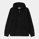 Carhartt WIP Hooded Chase Jacket - Black / Gold