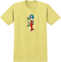 Krooked S/s Mermaid T-shirt - Cornsilk