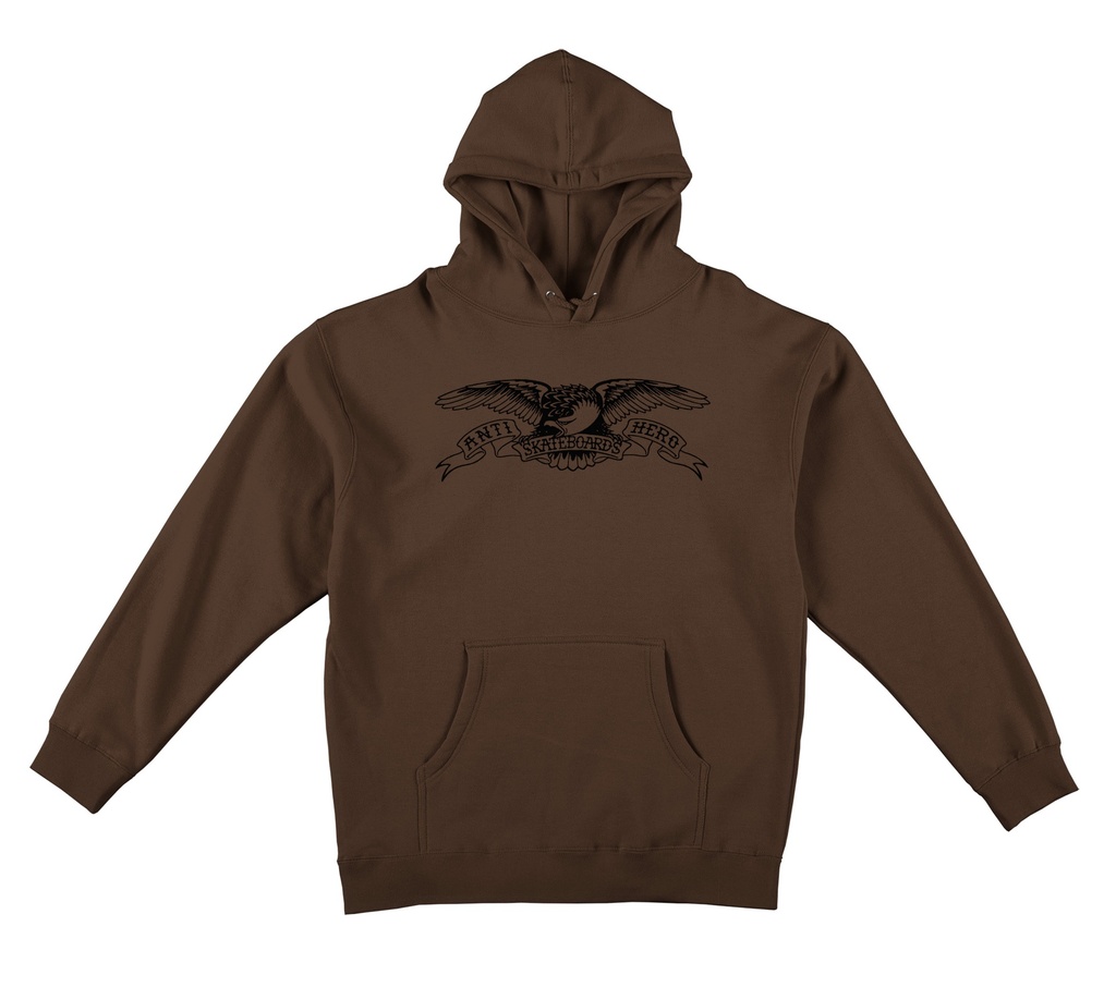 Antihero Basic Eagle Hood - Brown/black