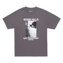Bomb Hills Not Countries Tee - Charcoal